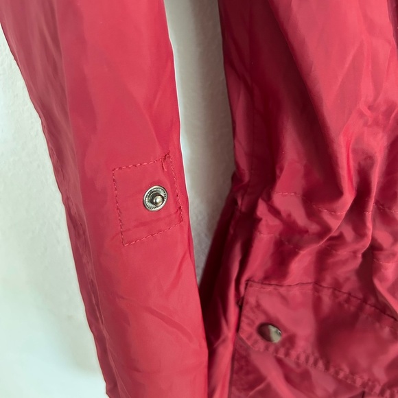LC Waikiki Outerwear Women’s Rain Jacket Full Zip W Hood Wine Color
Size L - Picture 6 of 14